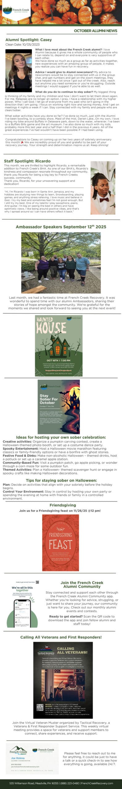 French-Creek-October-Newsletter-700 French Creek Recovery Center October 2025 Alumni Newsletter